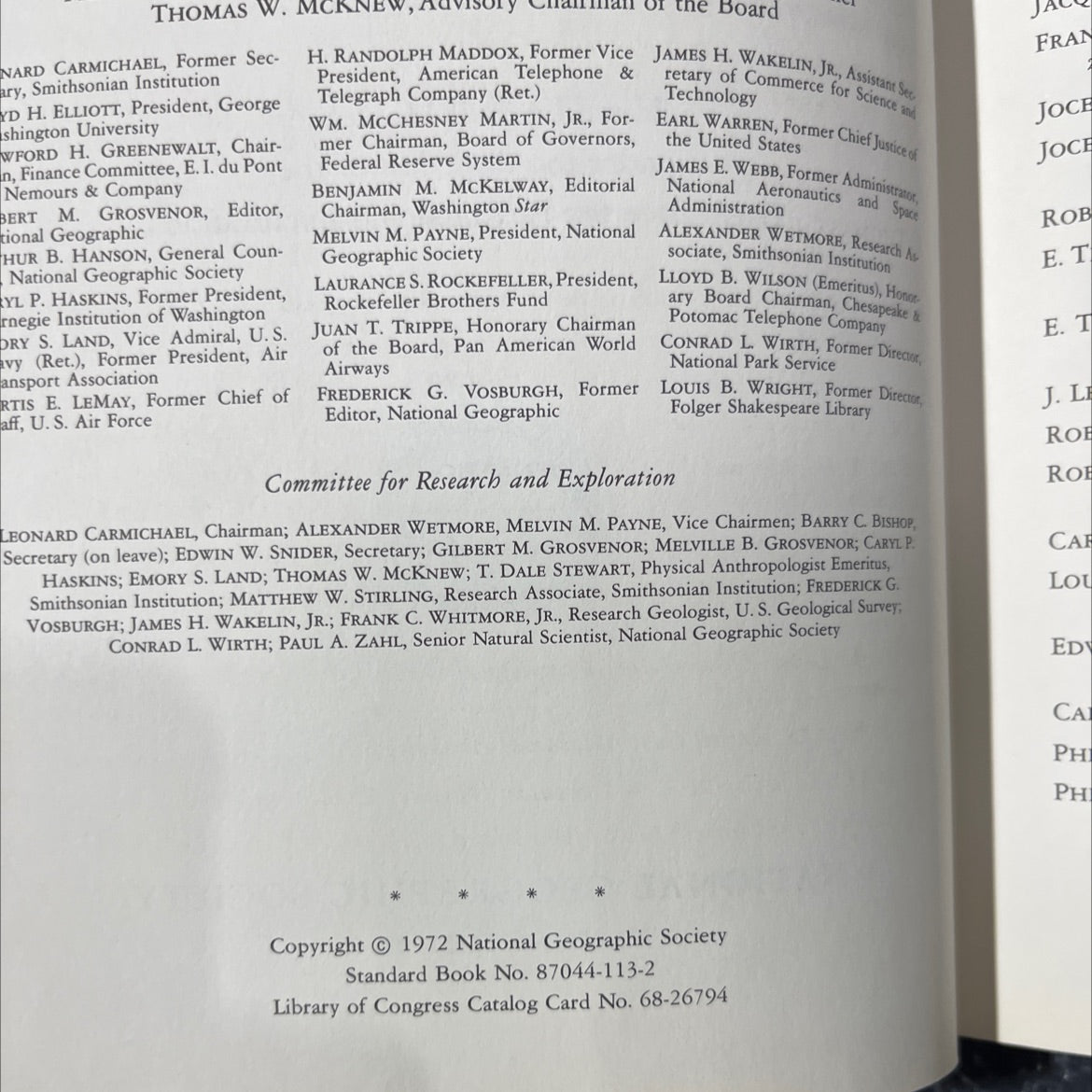 national geographic society research reports book, by Paul H. Oehser, 1970 Hardcover image 3