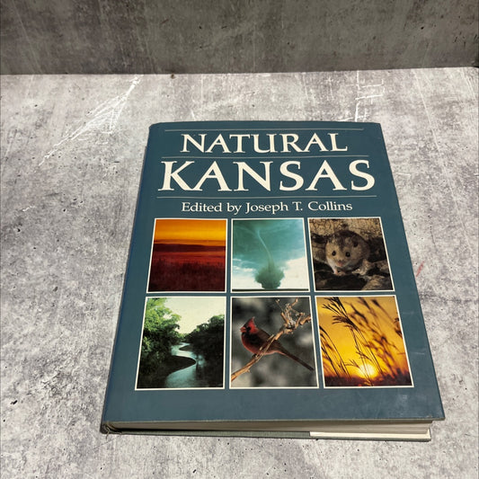 natural kansas book, by Joseph T. Collins, 1985 Hardcover image 1