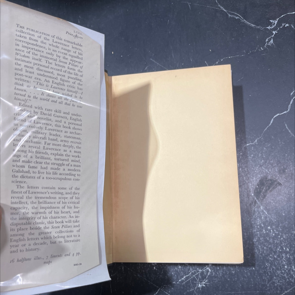 nd alan dawnay at cairo the letters of t. e. lawrence book, by t. e. lawrence, 1939 Hardcover image 4