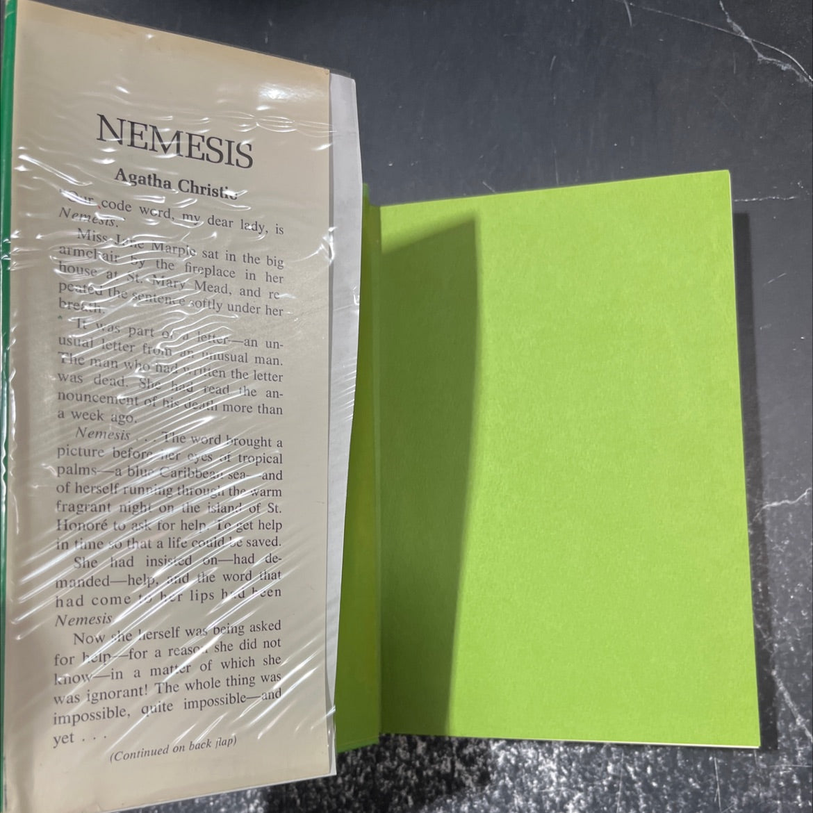 nemesis book, by agatha christie, 1971 Hardcover image 4