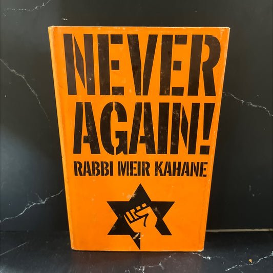never again! a program for survival book, by meir kahane, 1971 Hardcover image 1