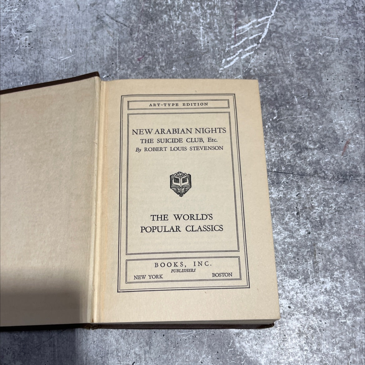 new arabian nights the suicide club etc book, by robert louis stevenson, 1970 Hardcover image 2