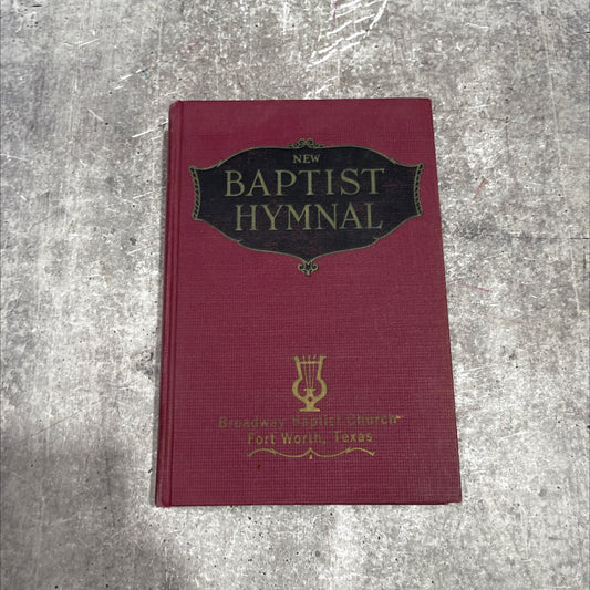new baptist hymnal containing standard and gospel hymns and responsive readings book, by unknown, 1926 Hardcover image 1