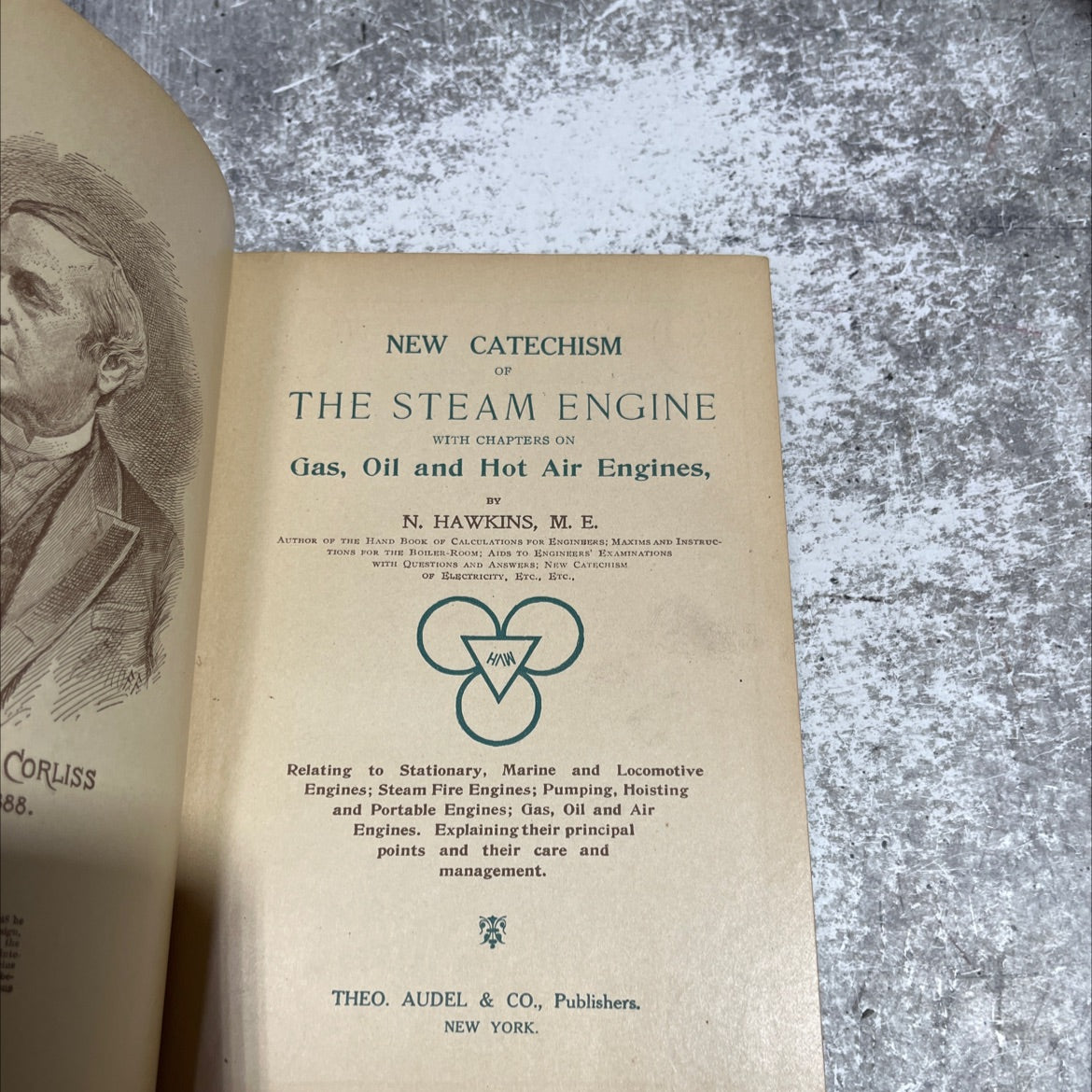 new catechism of the steam engine with chapters on gas, oil and hot air engines book, by n. hawkins, 1904 Hardcover image 2