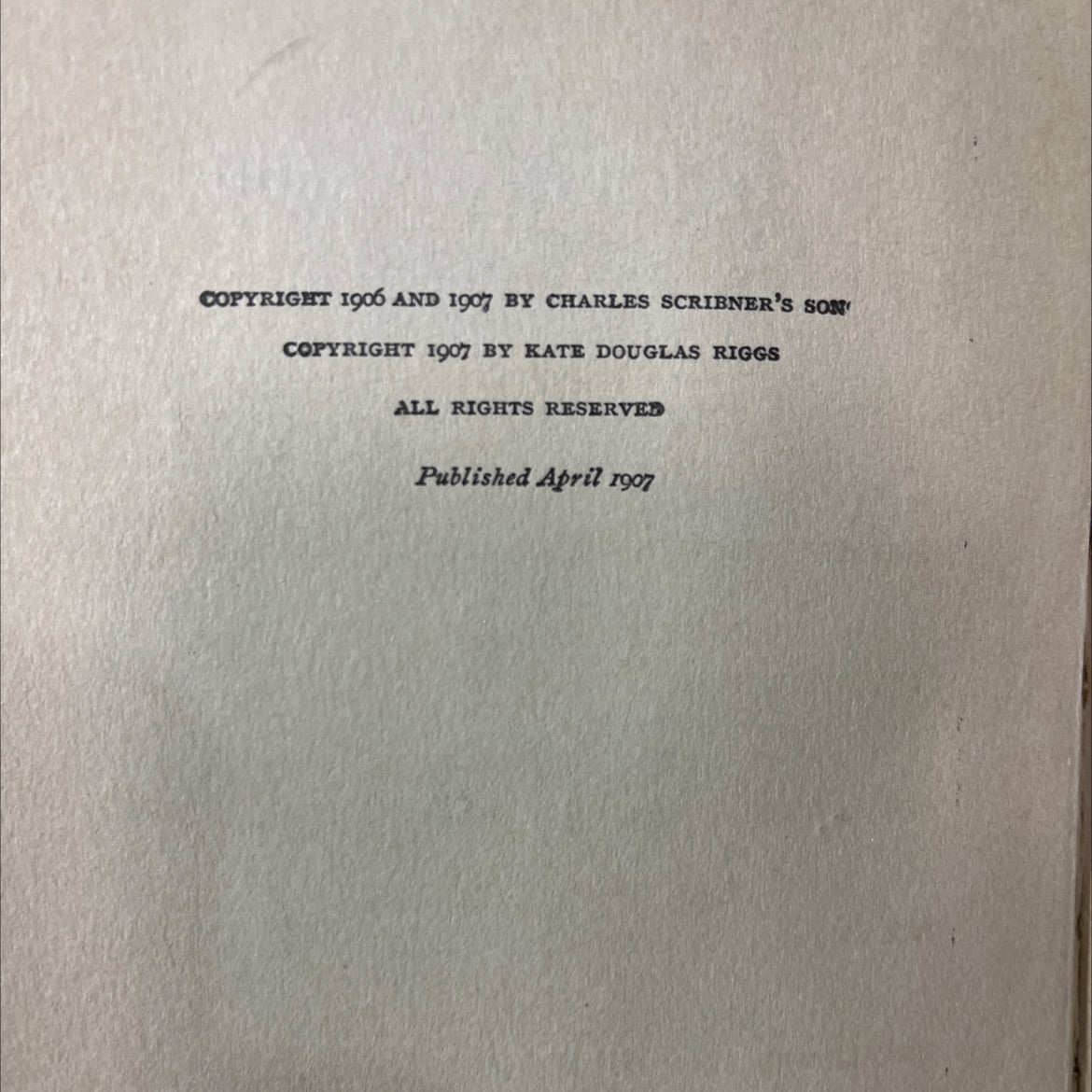 new chronicles of rebecca book, by kate douglas wiggin, 1907 Hardcover image 3