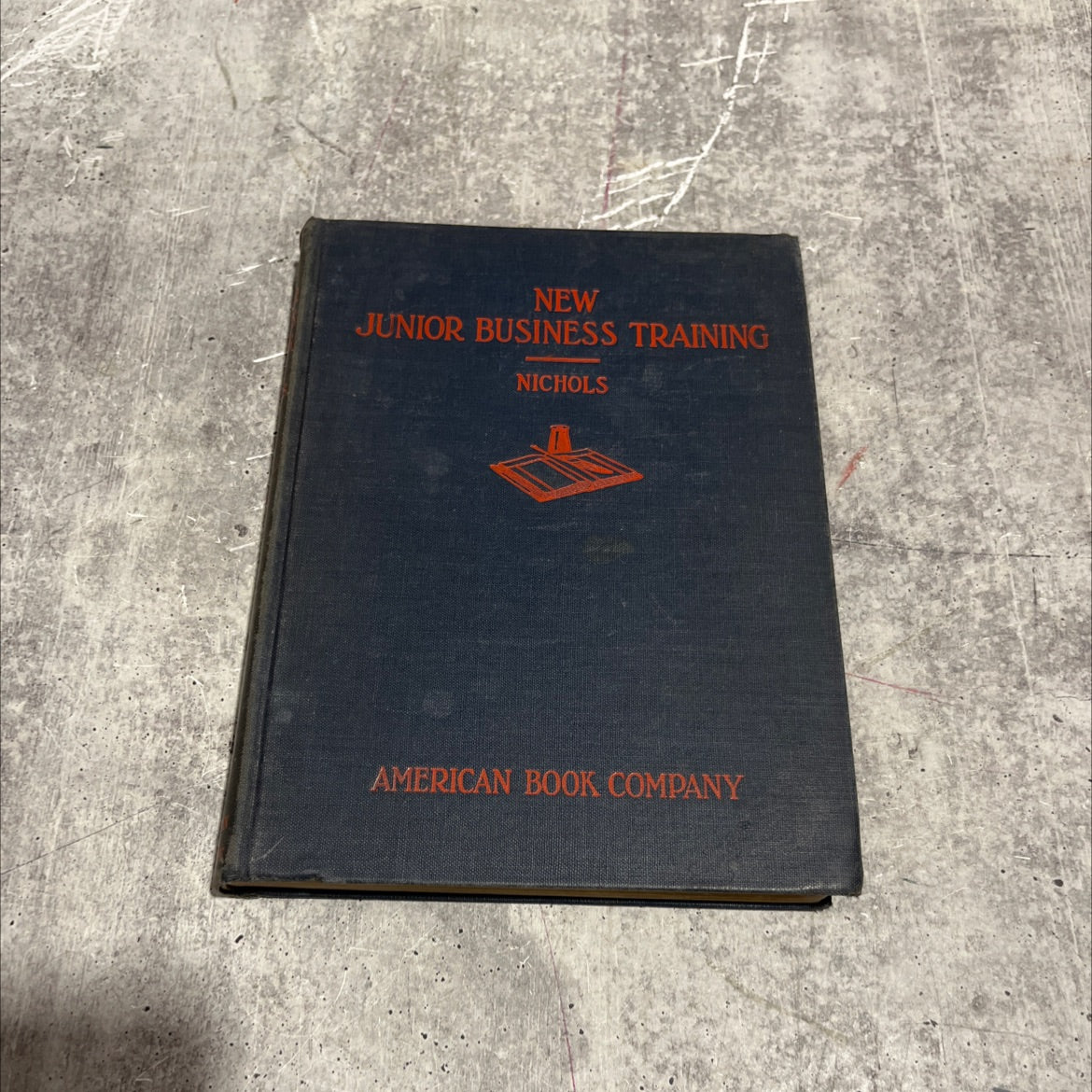 new junior business training book, by frederick g. nichols, 1930 Hardcover image 1