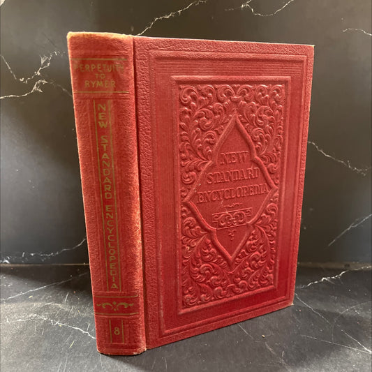 new standard encyclopedia systematized information clear concise complete volume viii book, by unknown, 1954 Hardcover image 1