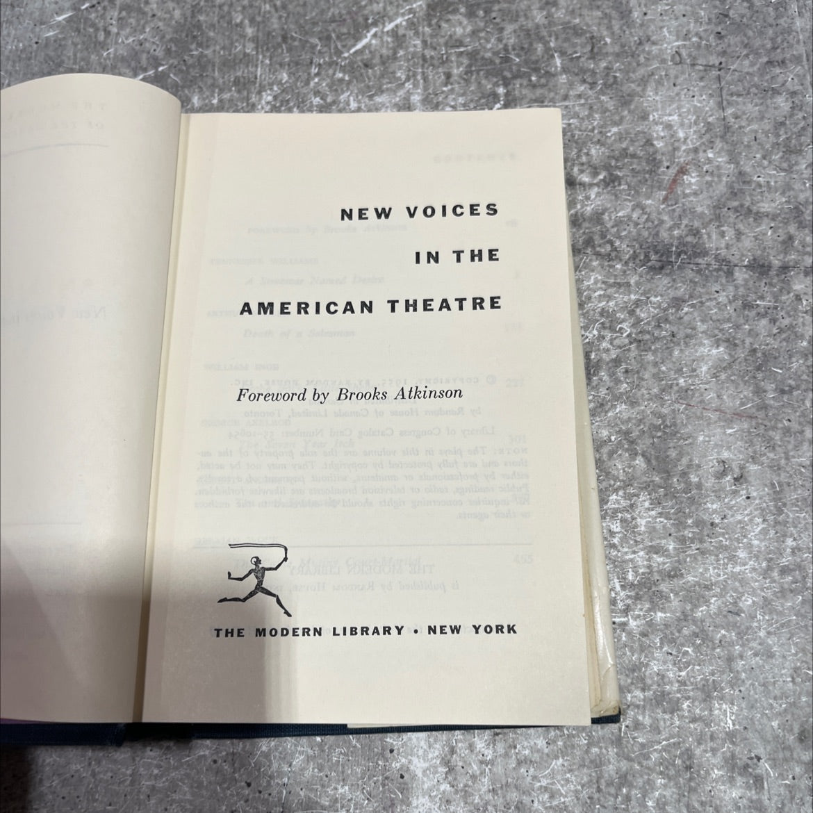 new voices in the american theatre book, by unknown, 1955 Hardcover image 2