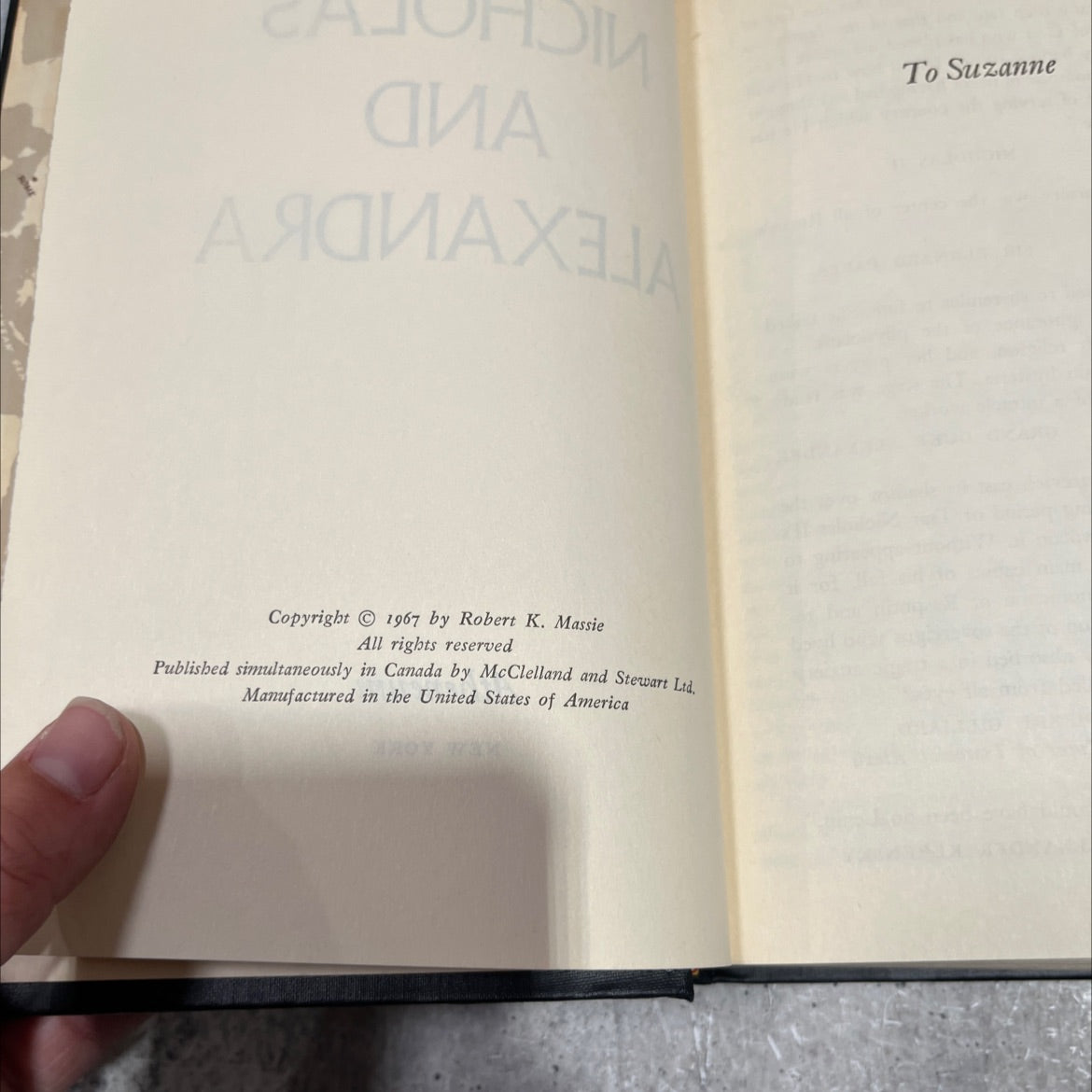 nicholas and alexandra book, by Robert K. Massie, 1967 Hardcover image 3