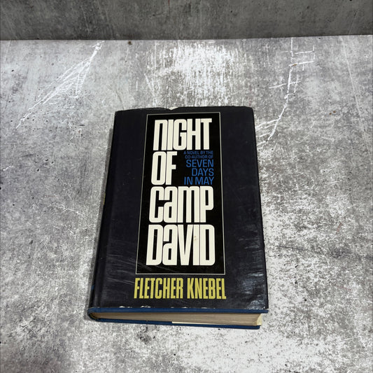 night of camp david book, by fletcher knebel, 1965 Hardcover image 1