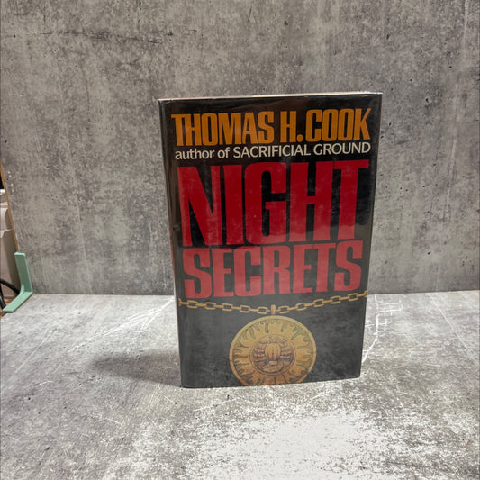 night secrets book, by Thomas H. Cook, 2000 Hardcover image 1