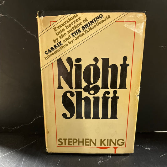 night shift book, by Stephen King, 1978 Hardcover image 1