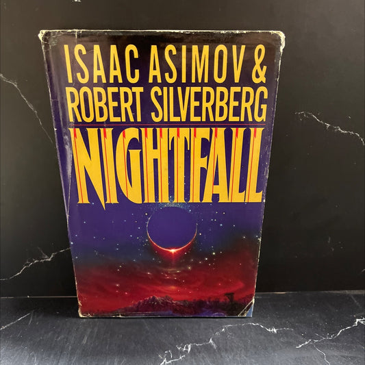 nightfall book, by isaac asimov, robert silverberg, 1990 Hardcover image 1