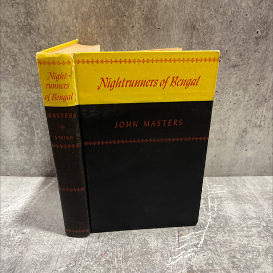 nightrunners of bengal book, by john masters, 1951 Hardcover image 1