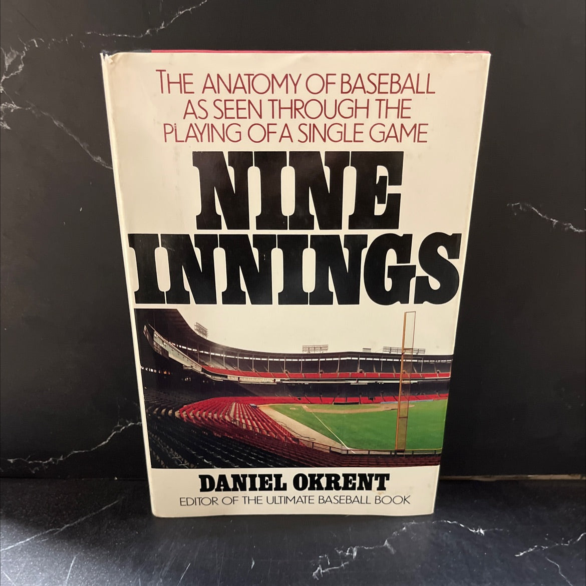 nine innings book, by daniel okrent, 1985 Hardcover image 1