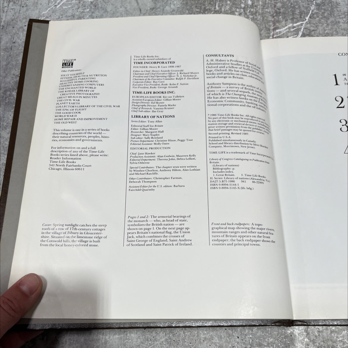no britain book, by editors of time-life books, 1987 Hardcover image 3