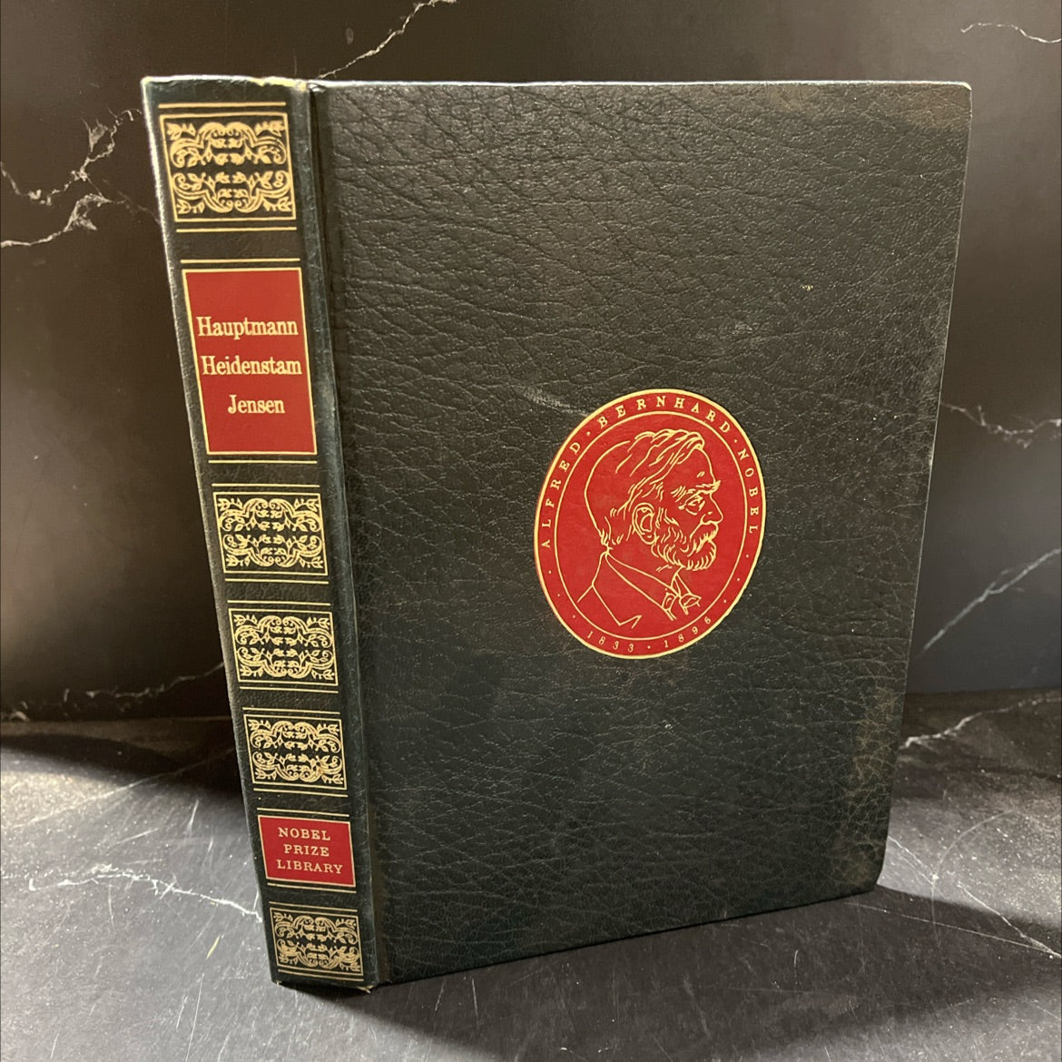 nobel prize library book, by gerhart hauptmann, verner von heidenstam, johannes v. jensen, 1971 Hardcover image 1