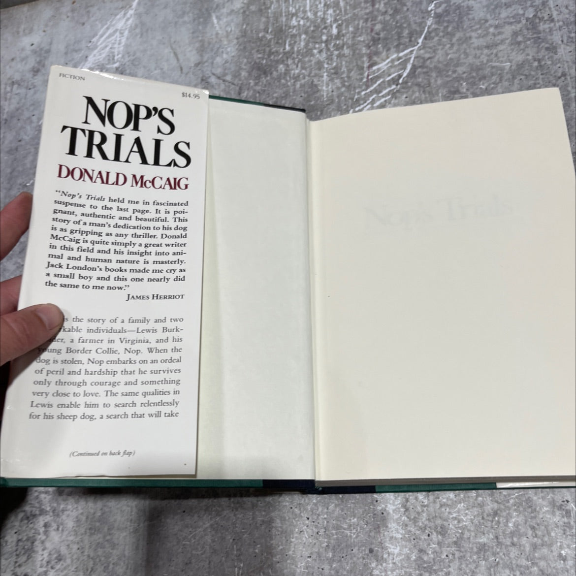 nop's trials book, by donald mccaig, 1984 Hardcover image 4