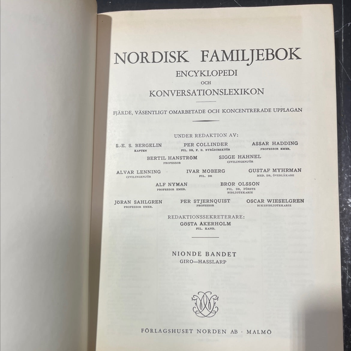 nordisk familjebok encyclopedia and conversation lexicon book, by per collinder, assar hadding, sigge hähnell, s-e s. image 2
