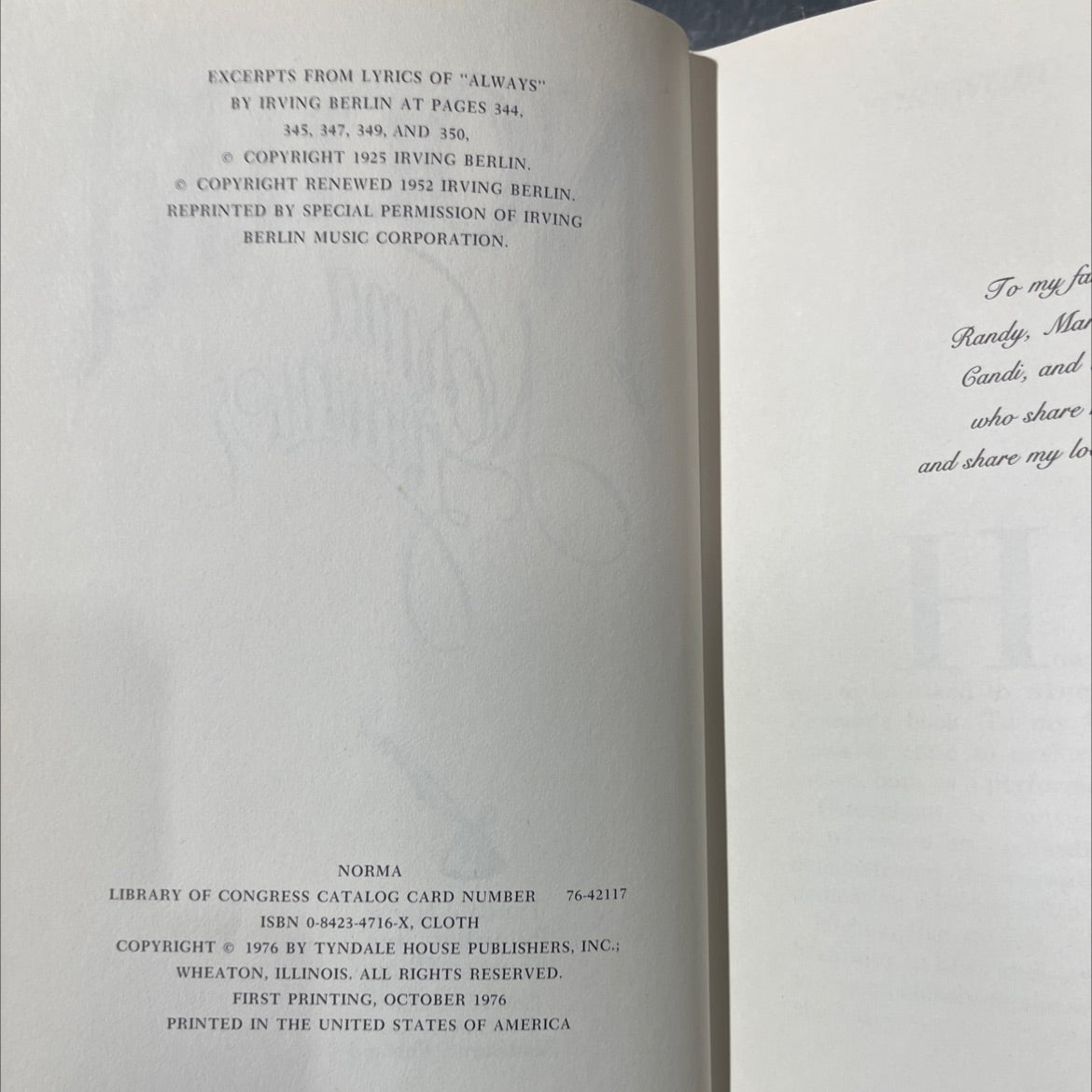 norma norama book, by unknown, 1976 Hardcover image 3