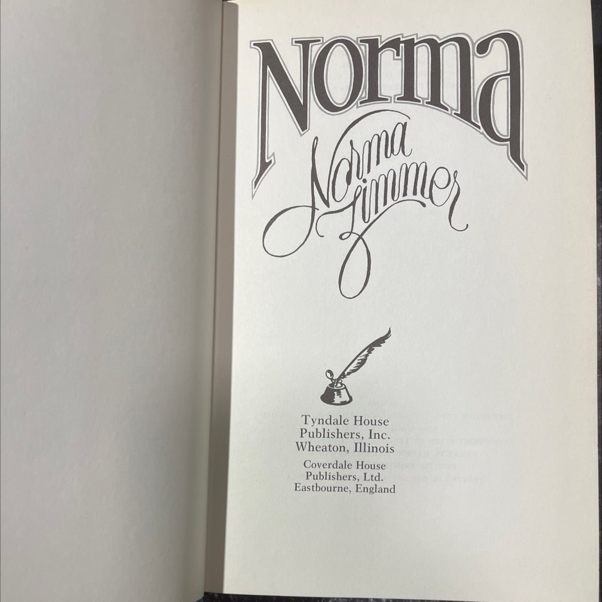 norma book, by unknown, 1976 Hardcover image 2