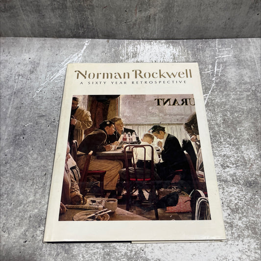 norman rockwell a sixty year retrospective book, by thomas s. buechner, 1973 Hardcover image 1