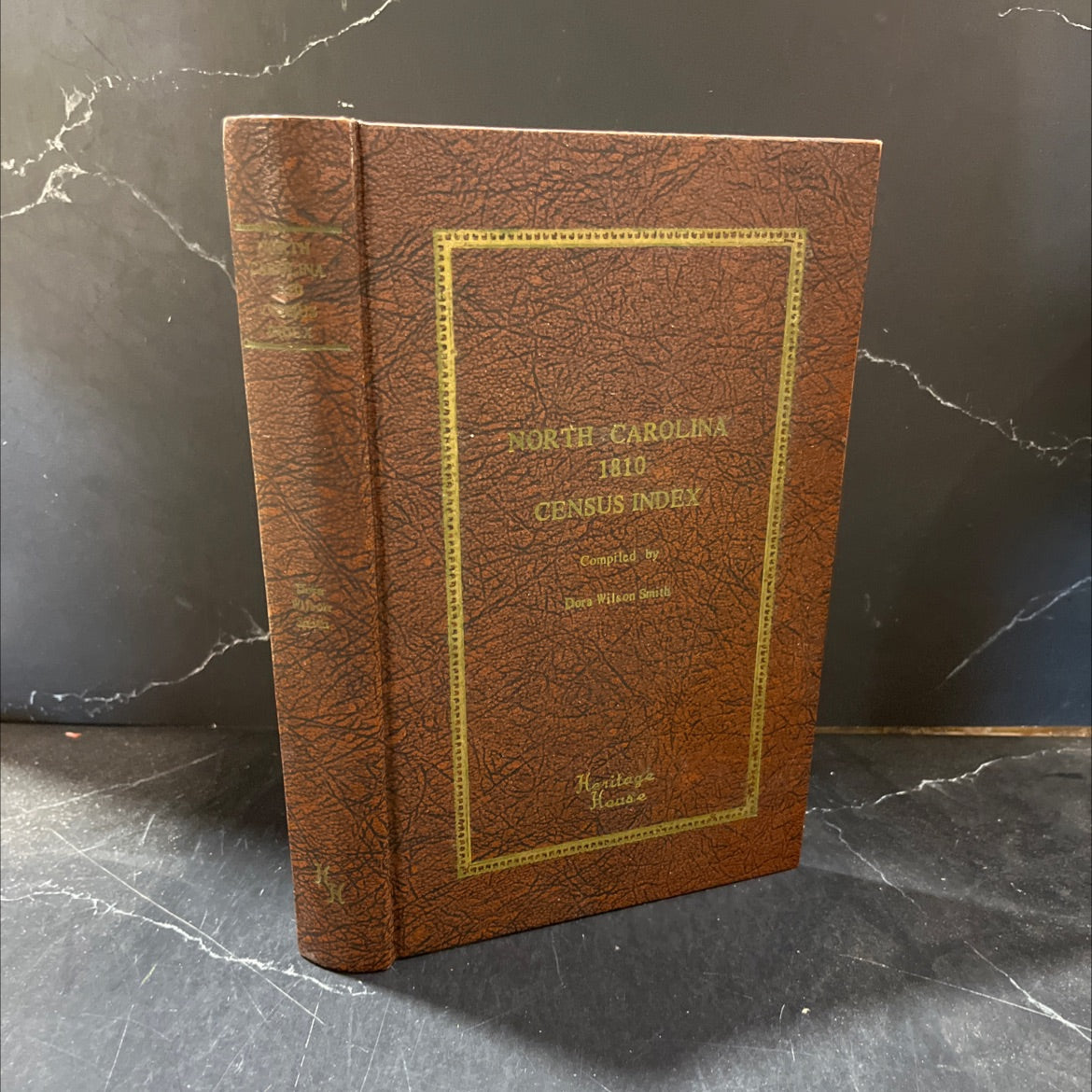 north carolina 1810 census index book, by dora wilson smith, 1977 Hardcover image 1