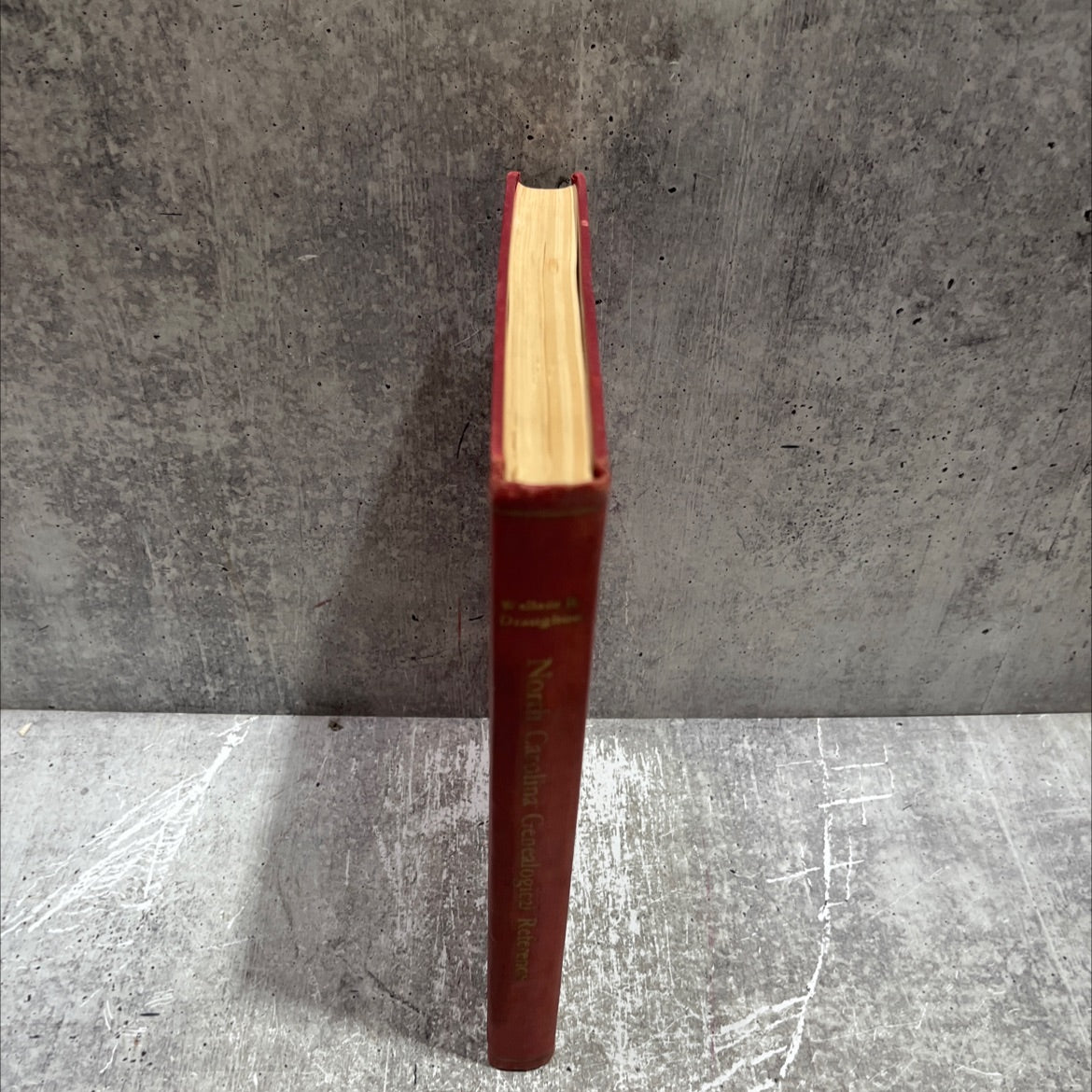 north carolina genealogical reference a research guide book, by wallace r. draughon, 1956 Hardcover image 4