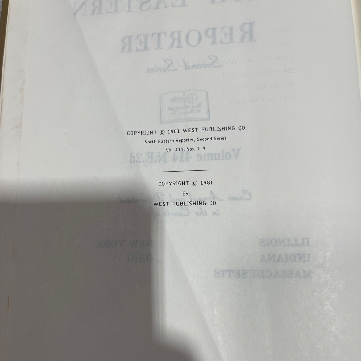 north eastern reporter second series illinois indiana tower hermieted with 4 practice of sw volume 414 book, by image 3