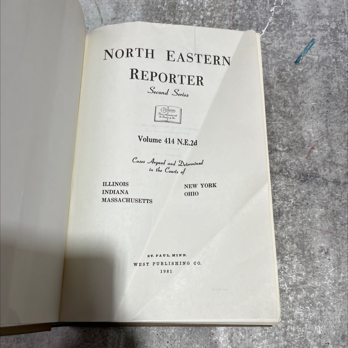 north eastern reporter second series illinois indiana tower hermieted with 4 practice of sw volume 414 book, by image 2