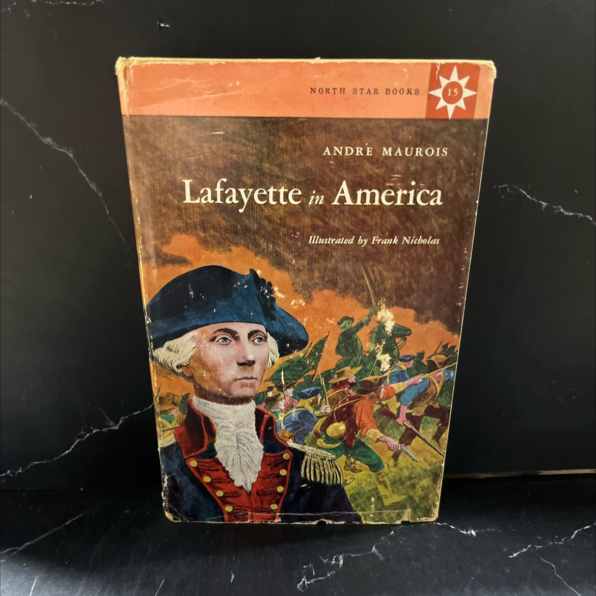 north star books lafayette in america book, by andré maurois, 1960 Hardcover image 1