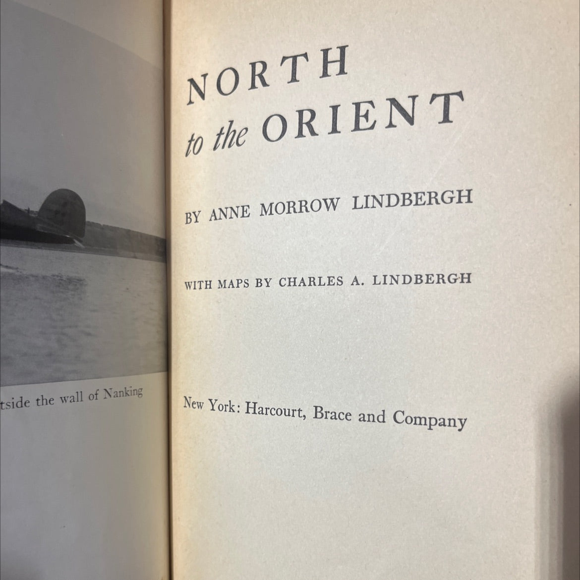 north to the orient book, by anne morrow lindbergh, 1935 Hardcover image 2