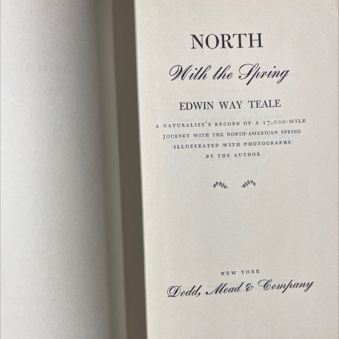north with the spring book, by edwin way teale, 1951 Hardcover image 2