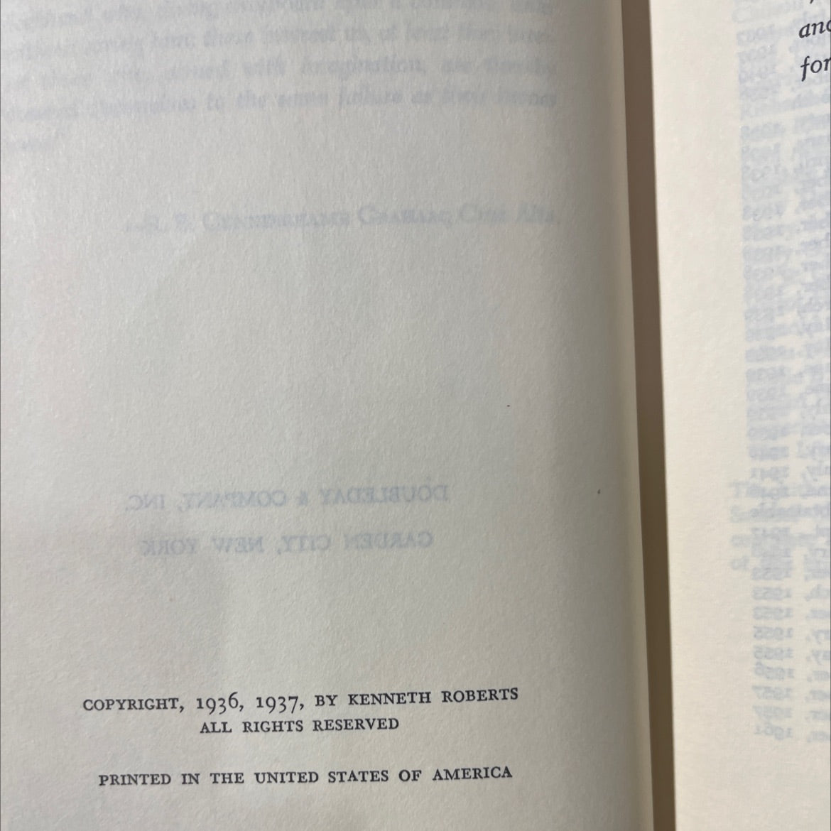 northwest passage book, by kenneth roberts, 1937 Hardcover image 3