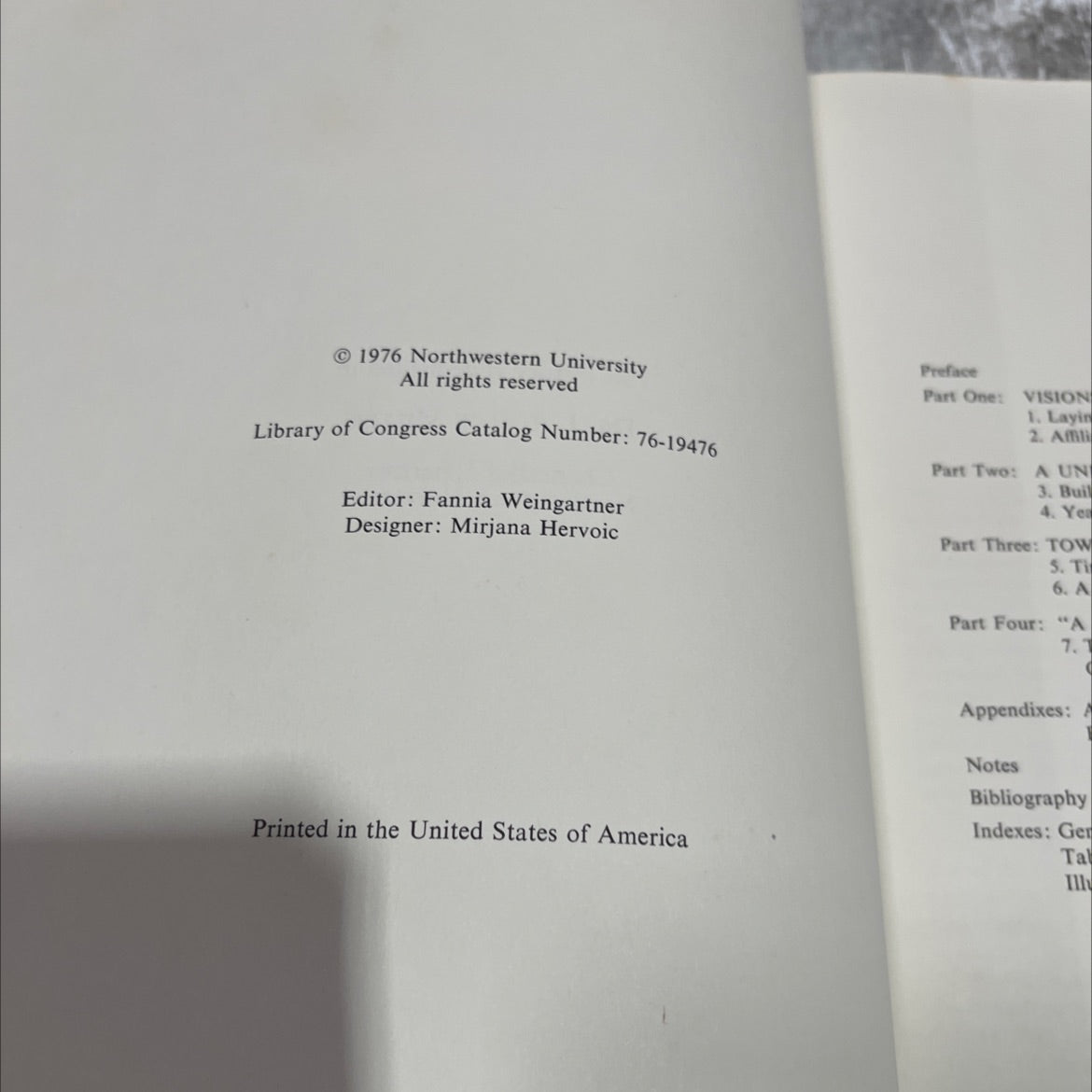 northwestern university a history 1850-1975 book, by harold f. williamson and payson s. wild, 1976 Hardcover image 3