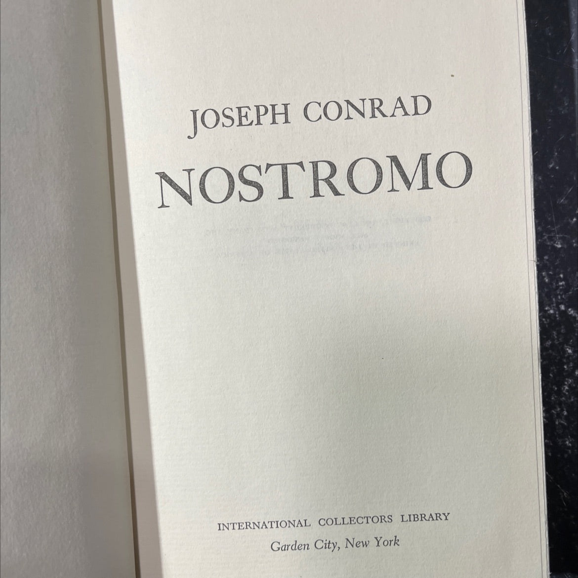 nostromo book, by joseph conrad, 1904 Hardcover image 2