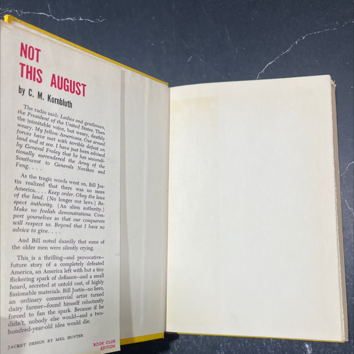 not this august book, by c. m. kornbluth, 1955 Hardcover image 4