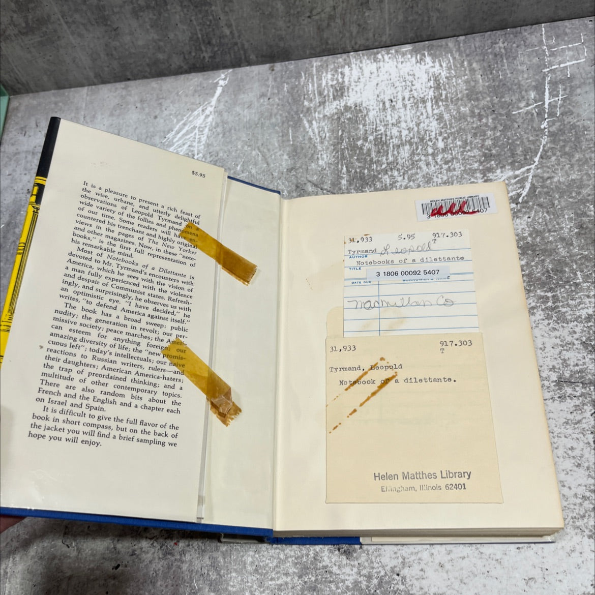 notebooks of leopold tyrmand a dilettante book, by Leopold Tyrmand, 1970 Hardcover image 4