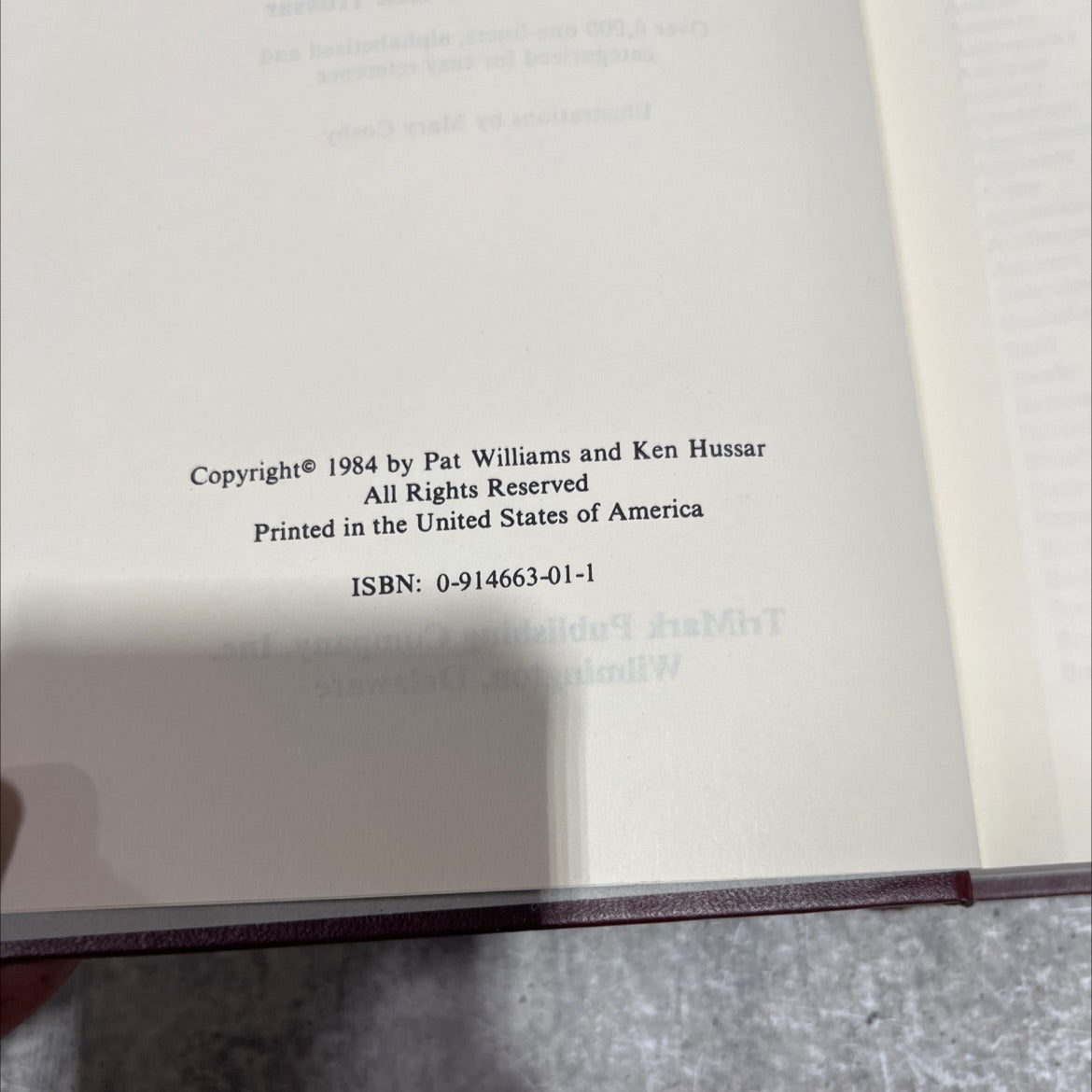 nothing but winners book, by Pat Williams and Ken Hussar, 1984 Hardcover image 3