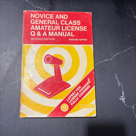 novice and general class amateur license q&a manual book, by marvin tepper, 1977 Paperback image 1