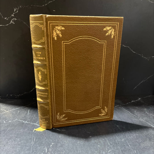 now in november book, by josephine johnson, 1976 Leather image 1