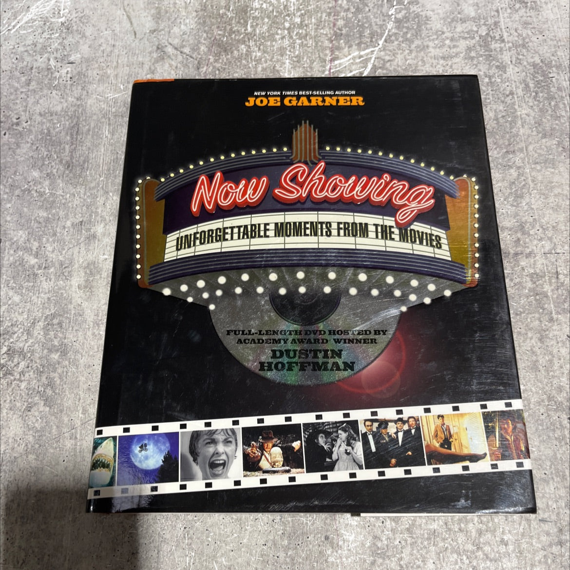 now showing: unforgettable moments from the movies book, by joe garner, 2003 Hardcover image 1