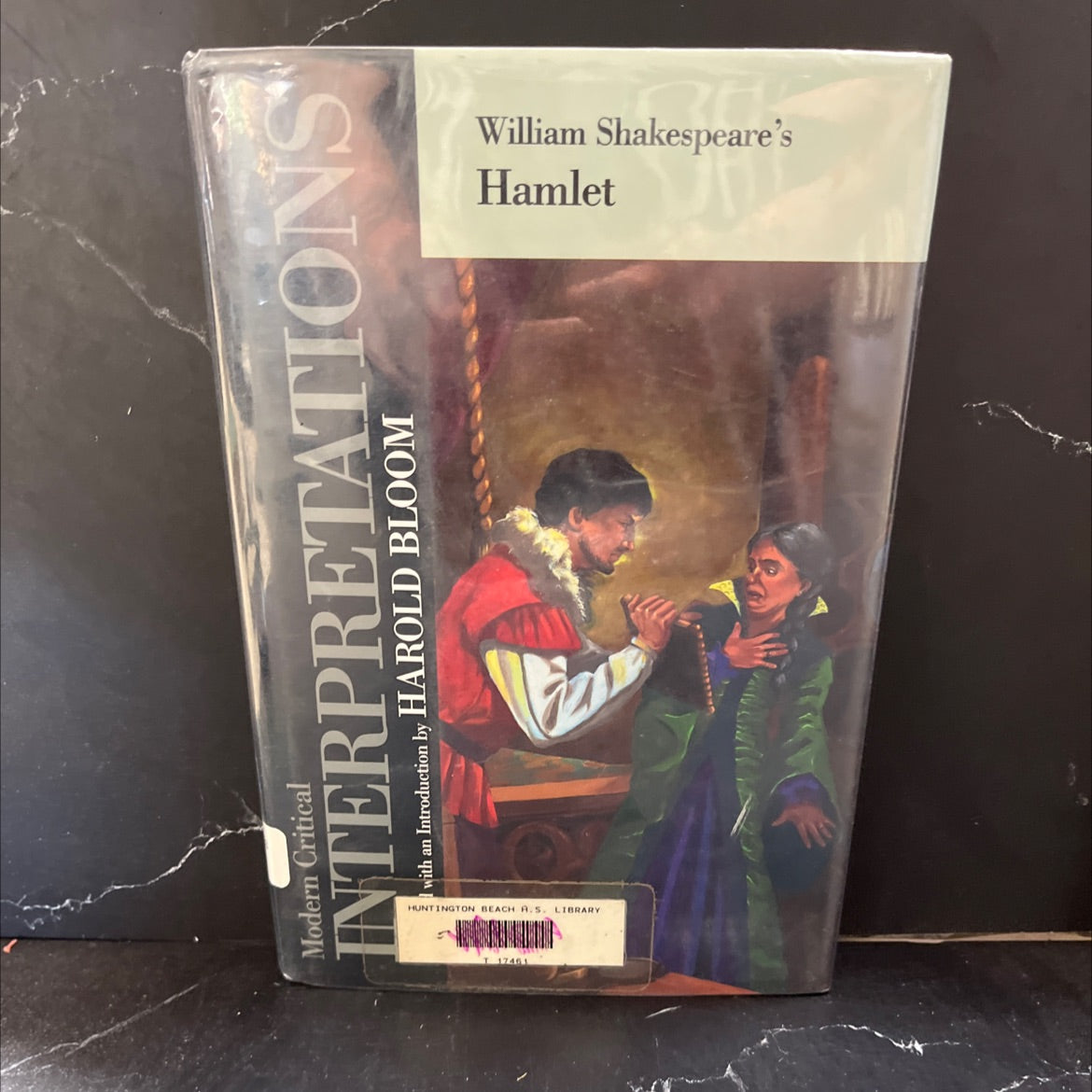 o'er william shakespeare's hamlet book, by harold bloom, 1986 Hardcover image 1