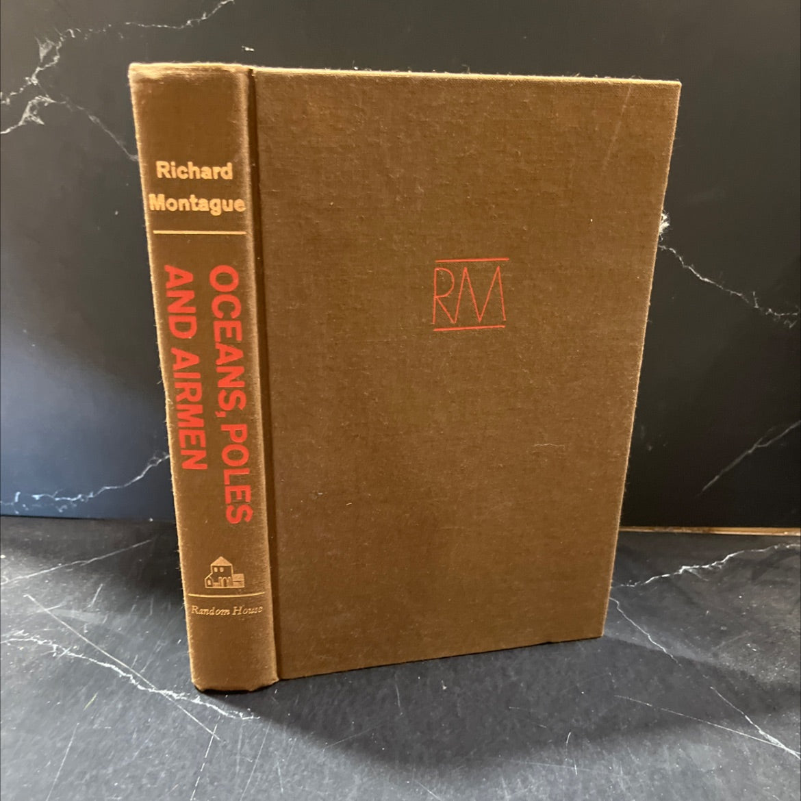 oceans, poles and airmen the first flights over wide waters and desolate ice book, by richard montague, 1971 Hardcover image 1