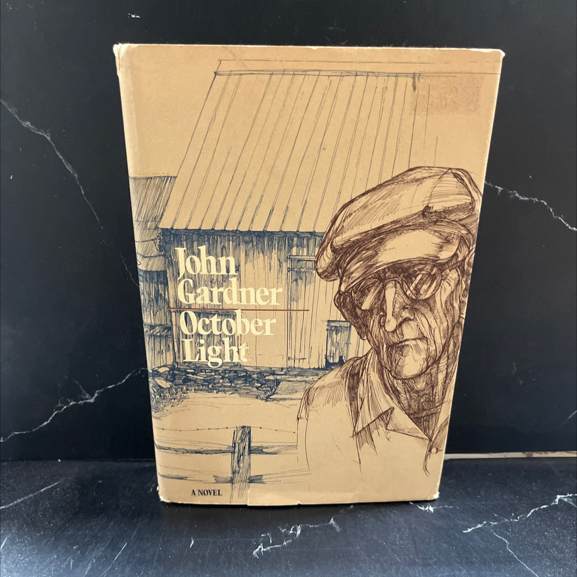 october light book, by john gardner, 1976 Hardcover image 1