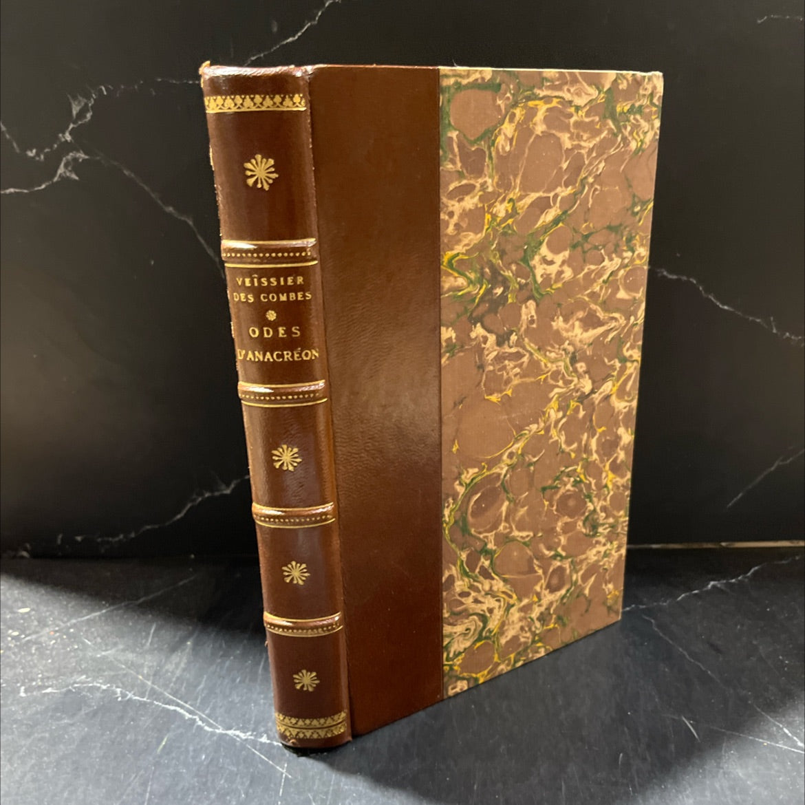 odes of anacreon and poems of sapho translated into french verse by veïssier des combes book, by veïssier des combes, image 1