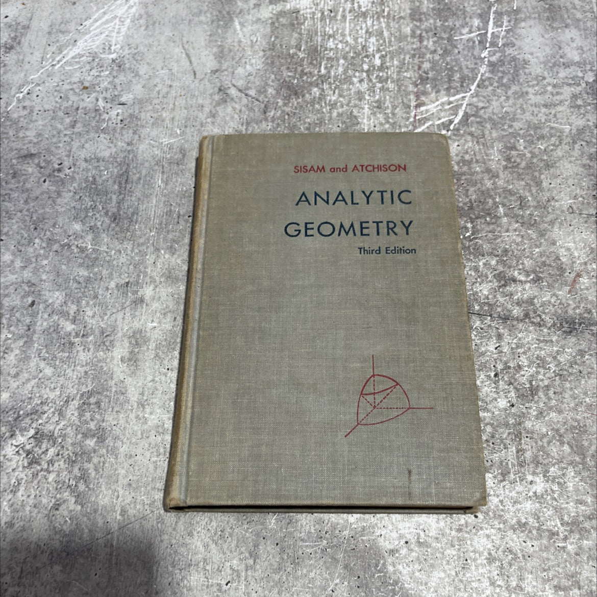 odity jama analytic geometry book, by charles h. sisam, william f. atchison, 1955 Hardcover image 1