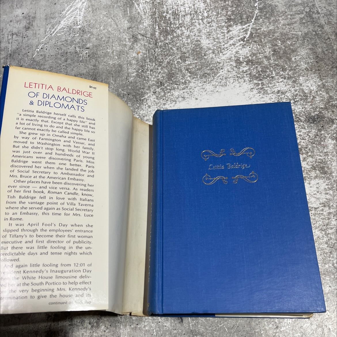 of diamonds and diplomats book, by Letitia Baldrige, 1968 Hardcover image 4