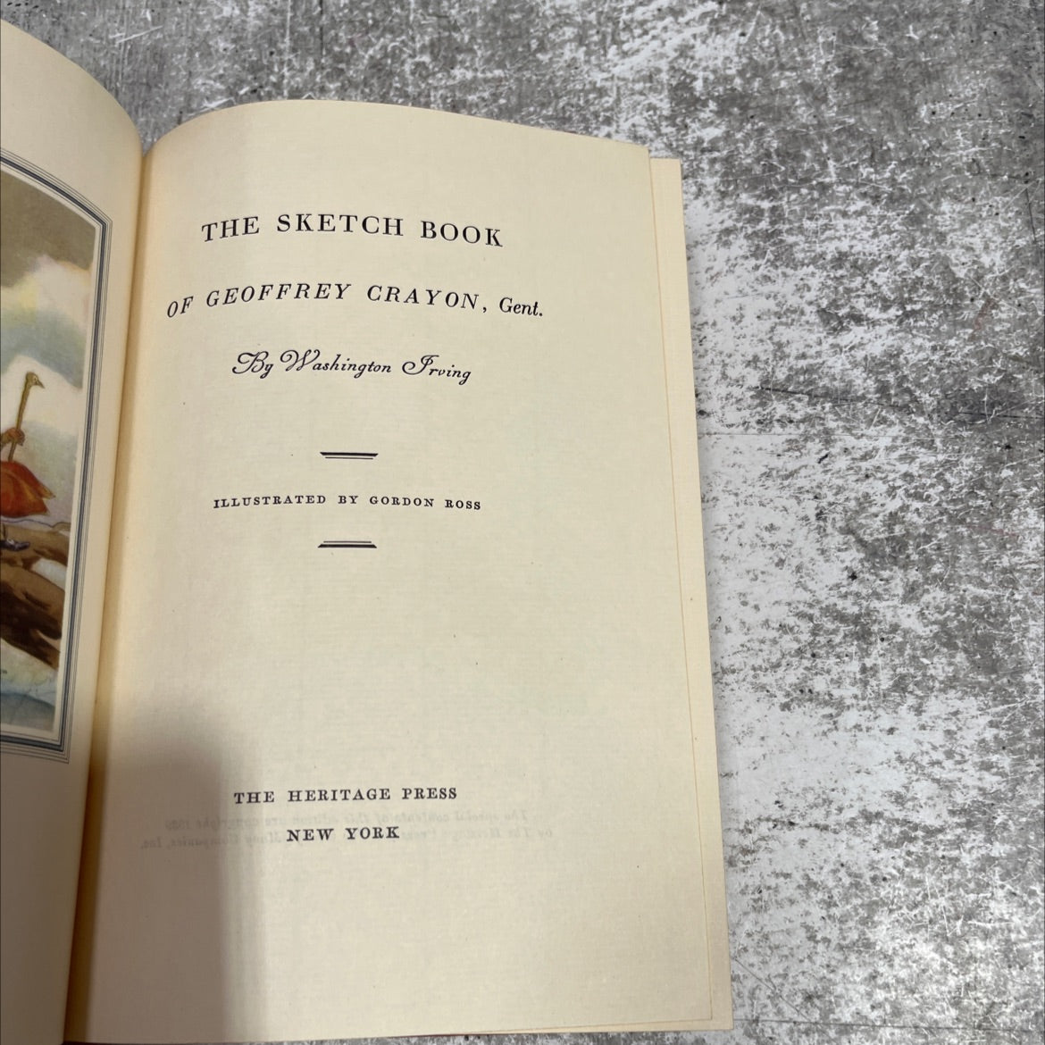 of the sketch book book, by washington irving, 1999 Hardcover image 2