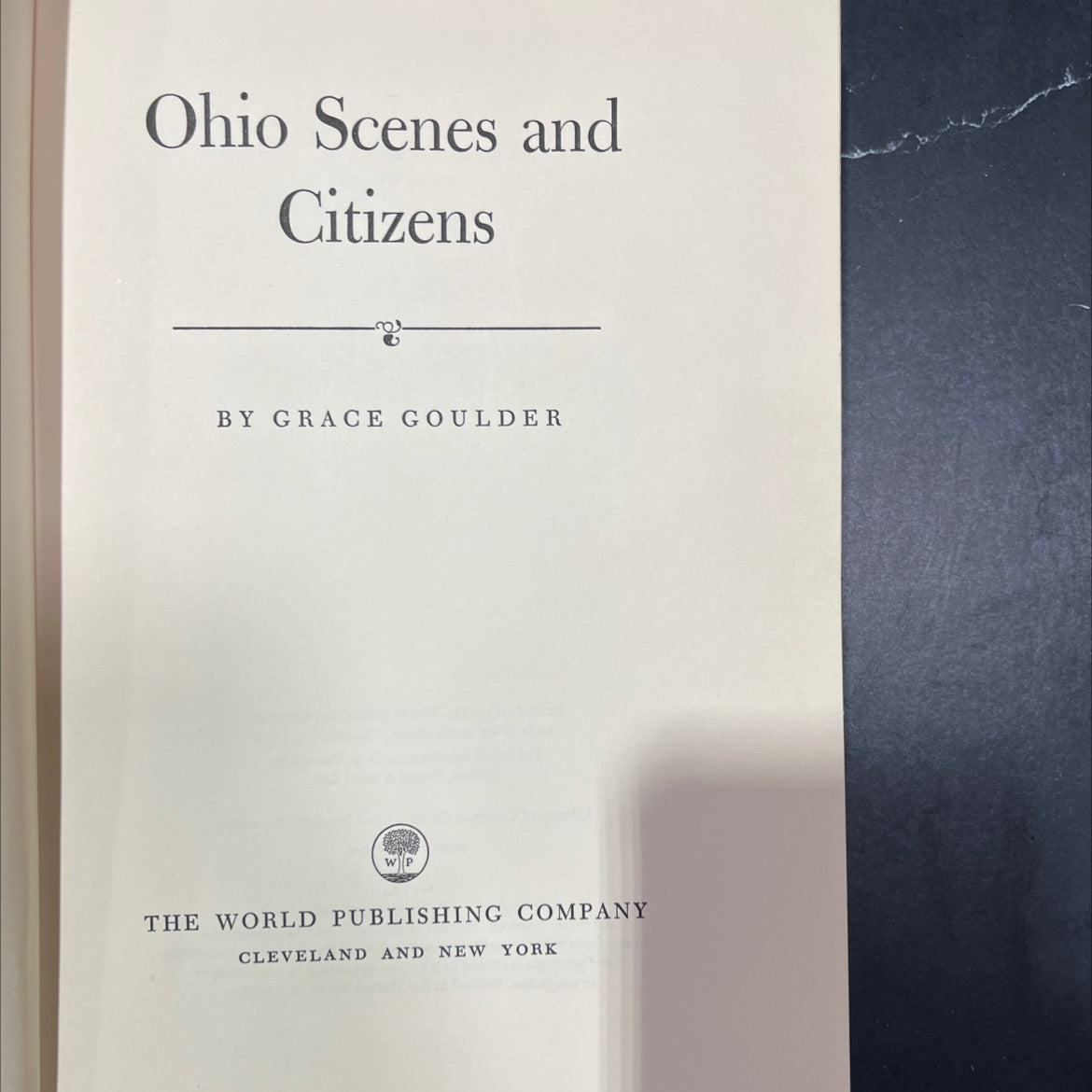 ohio scenes and citizens book, by grace goulder, 1964 Hardcover image 2